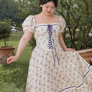 Lacemade 1XL Curve & Plus Petrea Volubilis Corset Dress